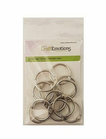 CraftEmotions - Click Rings, 32mm, 12 kpl