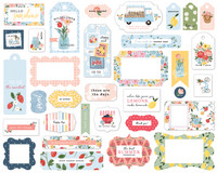Carta Bella - Summer Frames & Tags, Leikekuvia, 33 kpl
