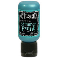 Dyan Reaveley - Dylusions Shimmer Acrylic Paint, Calypso Teal, 29ml