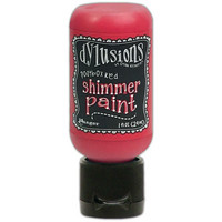 Dyan Reaveley - Dylusions Shimmer Acrylic Paint, Postbox Red, 29ml