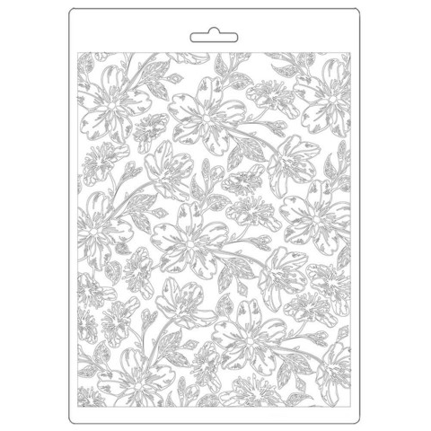 Stamperia - Soft Mould, Atelier, Muotti, A5, Van Gogh Blossoms