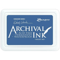 Ranger - Archival Ink leimamustetyyny,  Night Sky