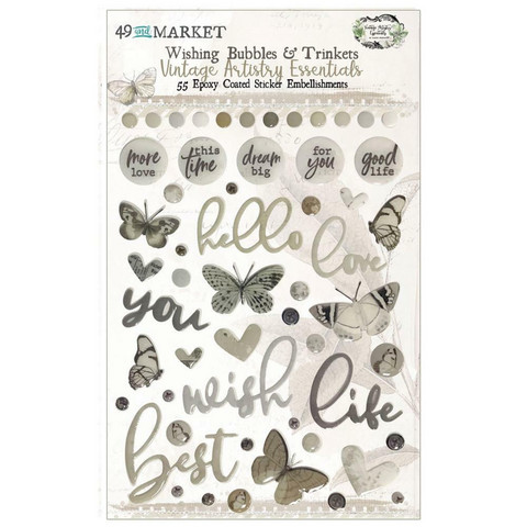 49 and Market - Vintage Artistry Essentials Wishing Bubbles & Trinkets