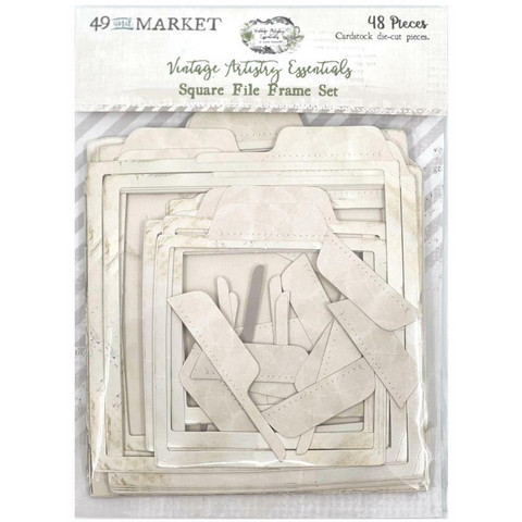 49 and Market - Vintage Artistry Essentials File Frame Set, Square