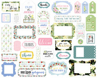 Carta Bella - Flora No. 4 Frames & Tags, Leikekuvia, 33 kpl