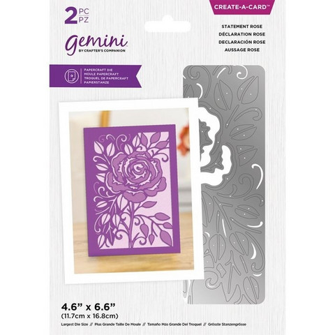 Gemini - Create-a-Card Dies, Stanssi, Statement Rose