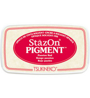 Tsukineko - StazOn Pigment, Leimamuste, Passion Red