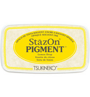 Tsukineko - StazOn Pigment, Leimamuste, Lemon Drop