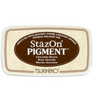 Tsukineko - StazOn Pigment, Leimamuste, Chocolate Brown