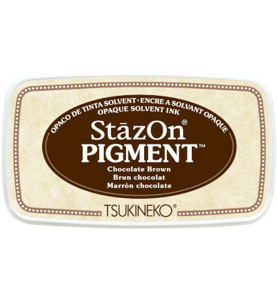 Tsukineko - StazOn Pigment, Leimamuste, Chocolate Brown