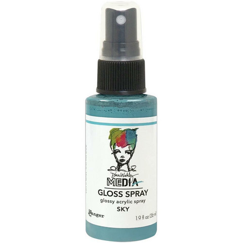Dina Wakley Media - Gloss Spray, Sky, 56ml