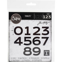 Sizzix - Thinlits Dies By Tim Holtz, Stanssisetti, Countdown