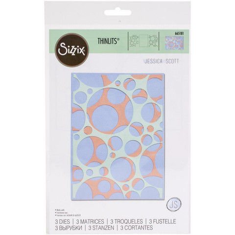 Sizzix -Thinlits Dies By Jessica Scott, Stanssisetti, Circle Layers