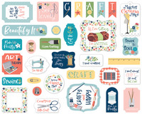 Carta Bella - Craft & Create, Ephemera, 33 kpl