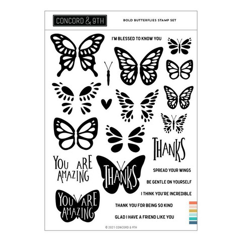 Concord & 9th - Bold Butterflies, Leimasetti