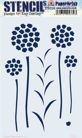 PaperArtsy - Stencil 236, Sapluuna