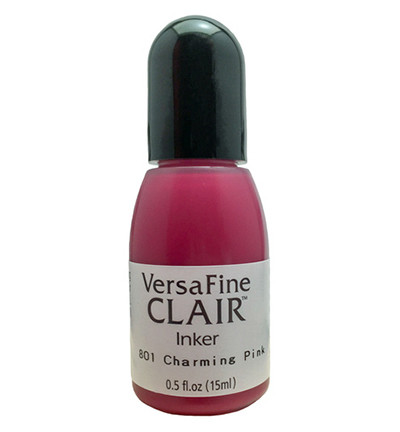 Tsukineko - VersaFine Clair, Charming Pink, Täyttöpullo