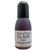 Tsukineko - VersaFine Clair, Purple Delight, Täyttöpullo