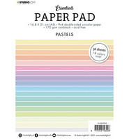 Studio Light - Paper Pad Unicolor Pastels Essentials nr.5, A5, Paperikko