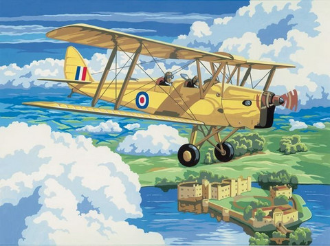 Royal&Langnickel - Paint By Numbers Kit, Nostalgic Plane