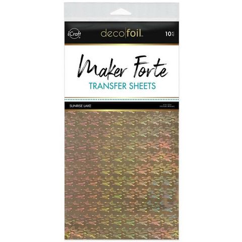 Deco Foil - Maker Forte Transfer Sheets (T), Sunrise Lake