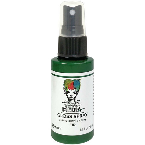 Dina Wakley Media - Gloss Spray, Fir, 56ml
