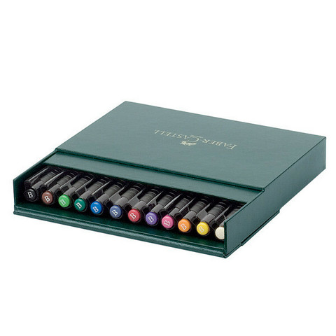 Faber-Castell - PITT Artist Pen Brush, Studiobox, 12kpl