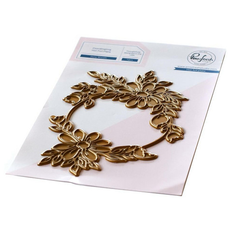 Pinkfresh Studio - Daisy Wreath, Hot Foil Plate