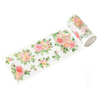 Pinkfresh Studio - Washi Tape, 100mmx10m, Hydrangea & Rose
