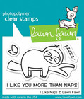 Lawn Fawn - I Like Naps, Leimasetti