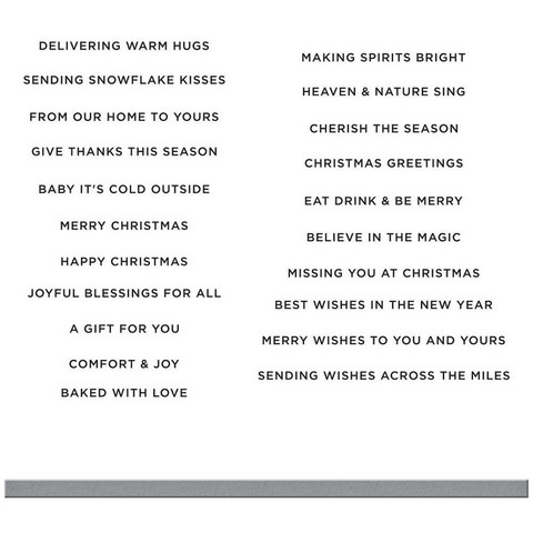 Spellbinders - Mini Christmas Greetings, Leima- ja stanssisetti