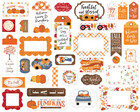 Echo Park - Fall Frames & Tags, Leikekuvia, 33 kpl