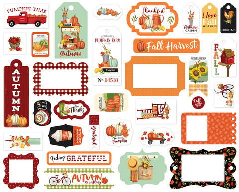 Carta Bella - Welcome Autumn, Frames & Tags, Leikekuvia, 33 kpl