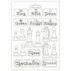 Stamperia - Alice, Soft Mould, Muotti, A4, Chessboard
