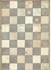 Stamperia - Alice, Rice Paper, A4, Chessboard