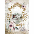 Stamperia - Romantic Horses, Rice Paper, A4, Lake