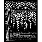 Stamperia - Sleeping Beauty, Stencil 20x25cm, Ivy and History