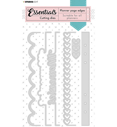 Studio Light - Cutting Die Borders page Planner Essentials nr.07, Stanssisetti