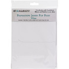49 and Market - Foundations Jagged Flip Folio, White