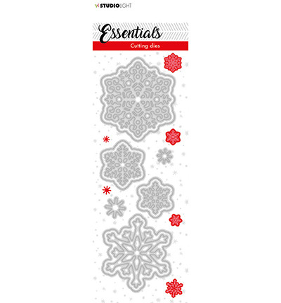 Studio Light - Cutting Die Essentials nr.65, Stanssisetti, Christmas Small Snowflakes 1