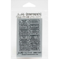 Tim Holtz - Ticket, Leima