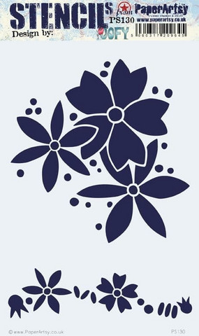 PaperArtsy - Stencil 130, Sapluuna