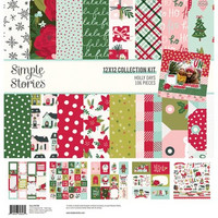 Simple Stories - Holly Days Collection Kit 12