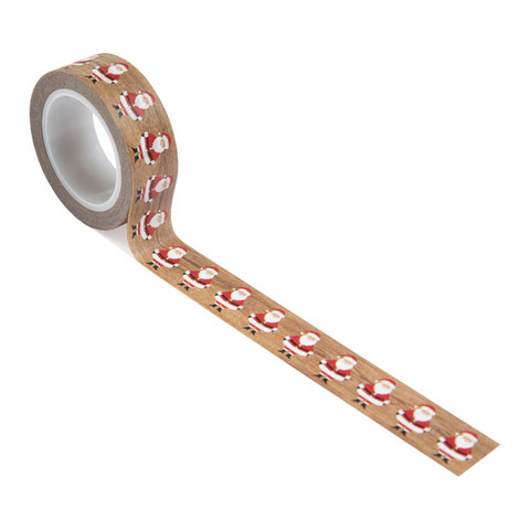 Echo Park - Jingle All The Way Decorative Tape, 15mmx9m, Jolly Santa Claus