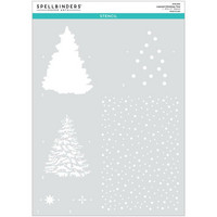 Spellbinders - Layered Christmas Tree, Sapluuna