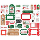 Carta Bella - Christmas Cheer Frames & Tags, Leikekuvia, 33 kpl