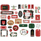 Carta Bella - Happy Christmas, Ephemera, 33 kpl