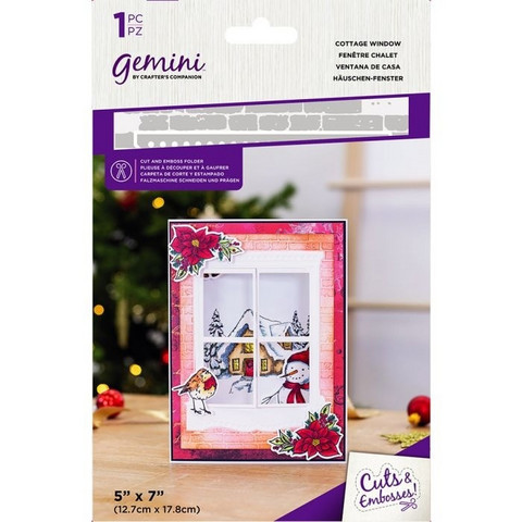 Gemini - Cut and Emboss Folder, Cottage Window