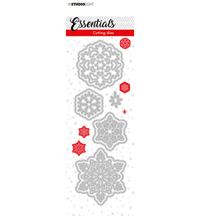 Studio Light - Cutting Die Essentials nr.66, Stanssisetti, Christmas Small Snowflakes 2