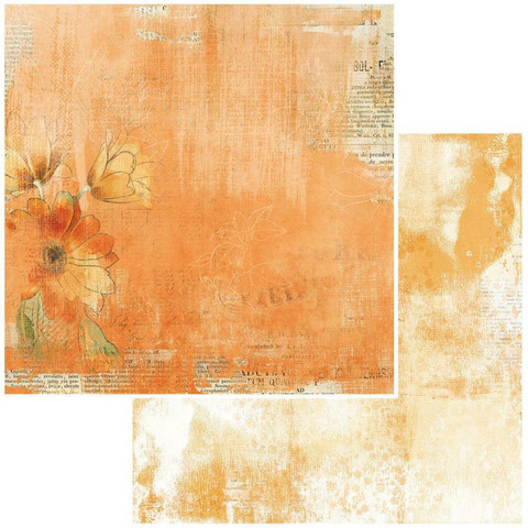 49 and Market - Vintage Artistry In Mango Double-Sided Cardstock 12